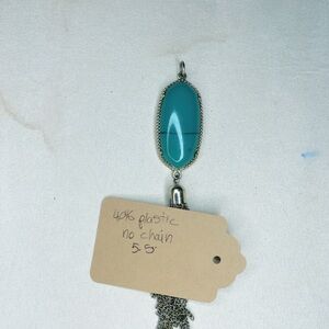 4046u. Bronze Plastic Green Pendant